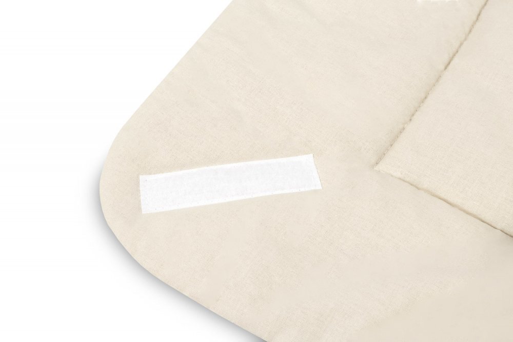 Sensillo Paturica de infasat bebelusi Teddy Beige 75x75 cm din bumbacinchidere velcromultifunctionala