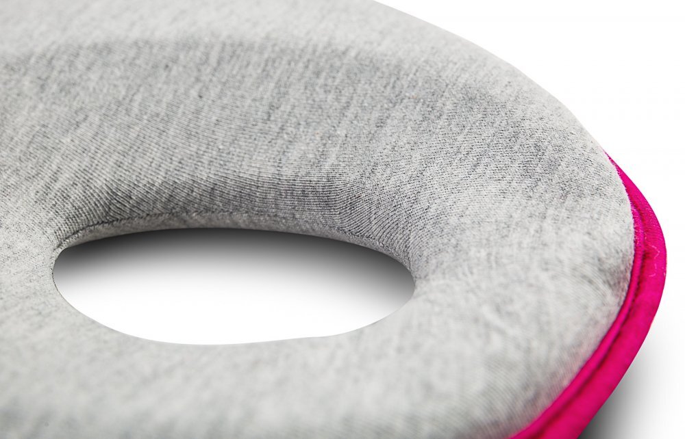 Sensillo Pernuta ergonomica pentru nou nascuti Magenta 22x22 cm ajuta formarea capuluimaterial placut la atingerepotrivita pentru caruciorpatut