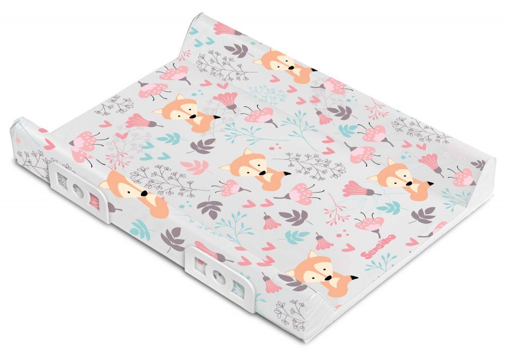 Sensillo Saltea de infasat Forest Fox Platinum 70x50 cm cu intarituraaccesorii montaj pe patutmargine de protectie antirasturnare si suprafata impermeabila