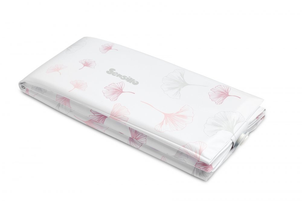 Sensillo Saltea de infasat pliabila compact si impermeabila pentru plimbarecalatorie 40x58 cm Botanic pink