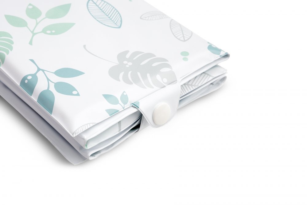 Sensillo Saltea de infasat pliabila compact si impermeabila pentru plimbarecalatorie 40x58 cm Floral blue