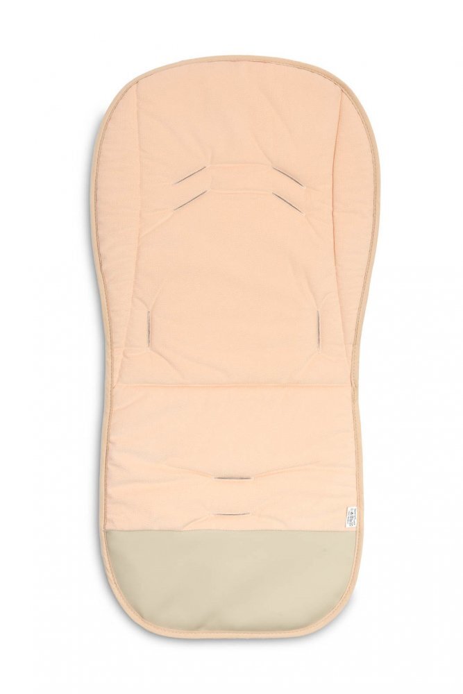 Sensillo Saltea pentru carucior Picnic Beige 80x40 cm cu doua fete BumbacCatifeaSuport picioare din piele ecologica usor de curatatOrificii pentru centuri siguranta