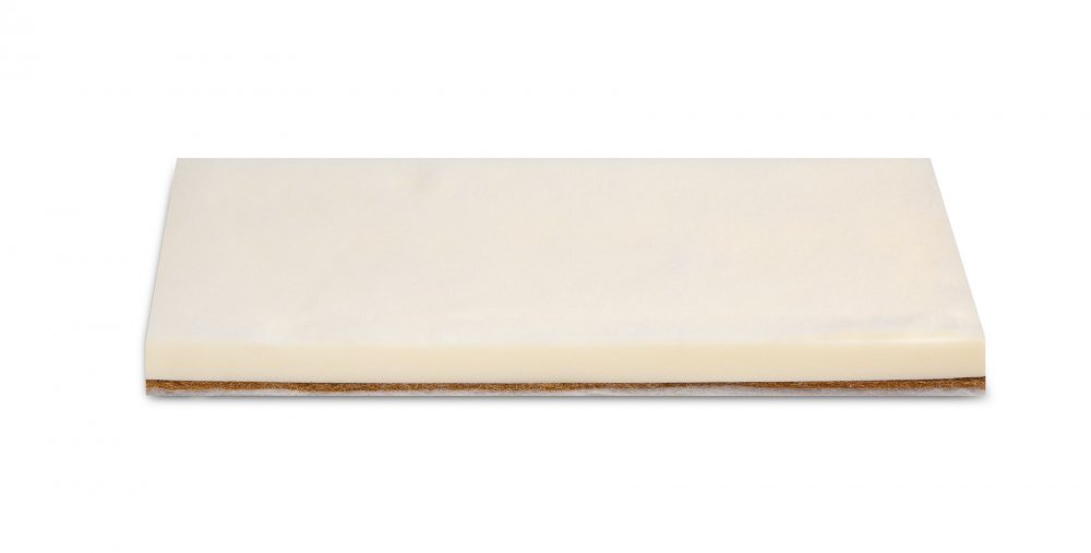 Sensillo Saltea pentru patut copii 90x40x7cm spuma-cocos cu husa din tesatura cu Aloe Verahusa detasabila cu fermoar