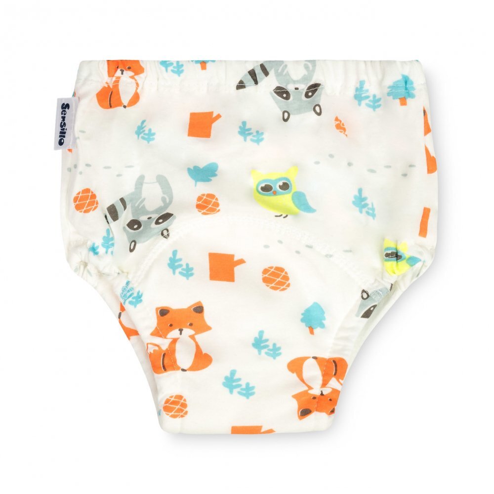 Sensillo Set 3 Chilotei de tranzitie de la scutec la olita Unicorn and Bunny din bumbac moalestrat absorbant circumferinta talie copil maxim 48 cm