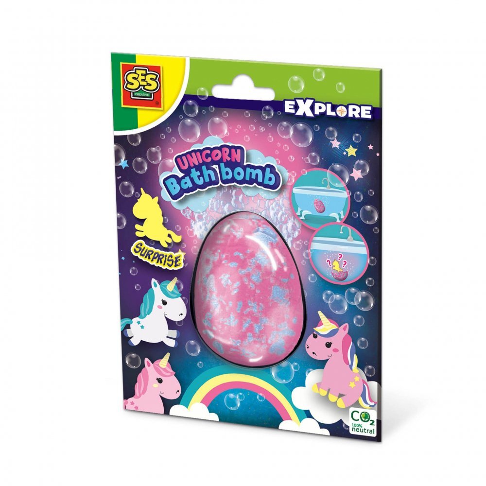 SES Creative Bomba de baie cu un Unicorn surpriza