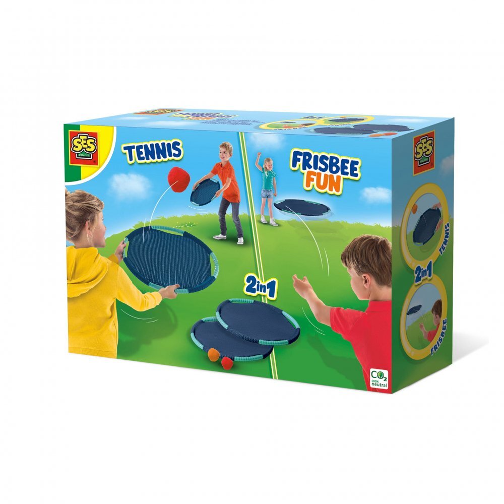 SES Creative Joc de petrecere Tenis si frisbee 2 in 1