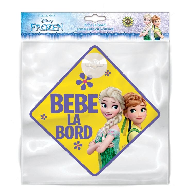 Seven Semn auto Bebe la Bord Frozen SEV9622