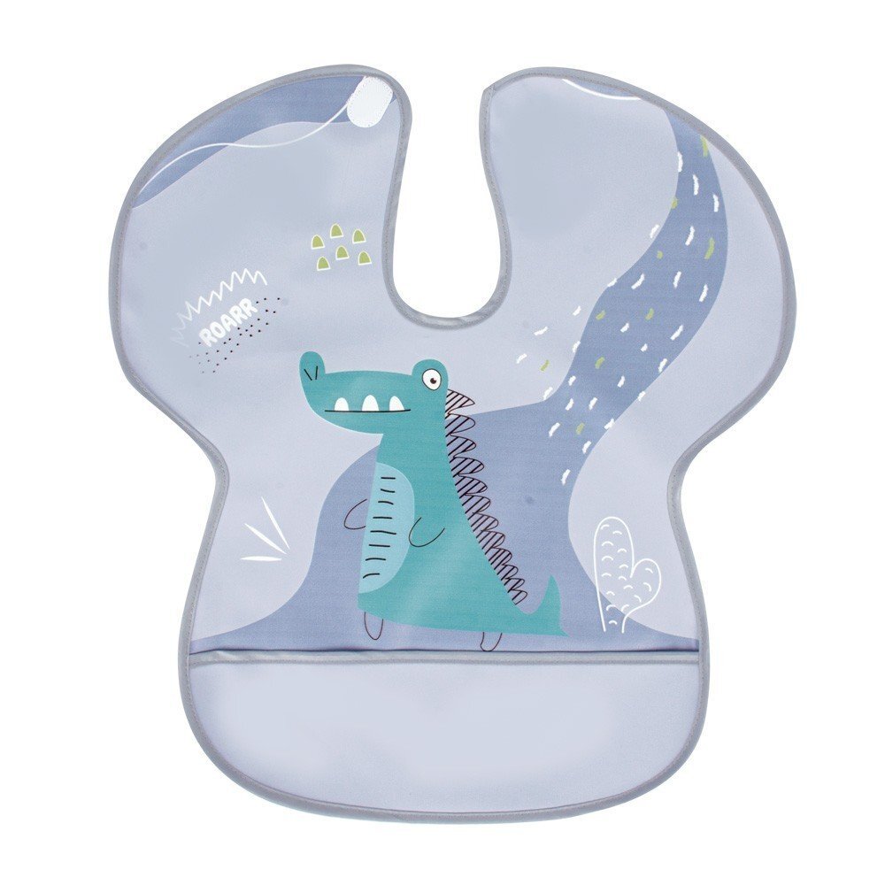 SeviBebe Baveta impermeabila cu protectii pentru umeri Traveler Crocodile