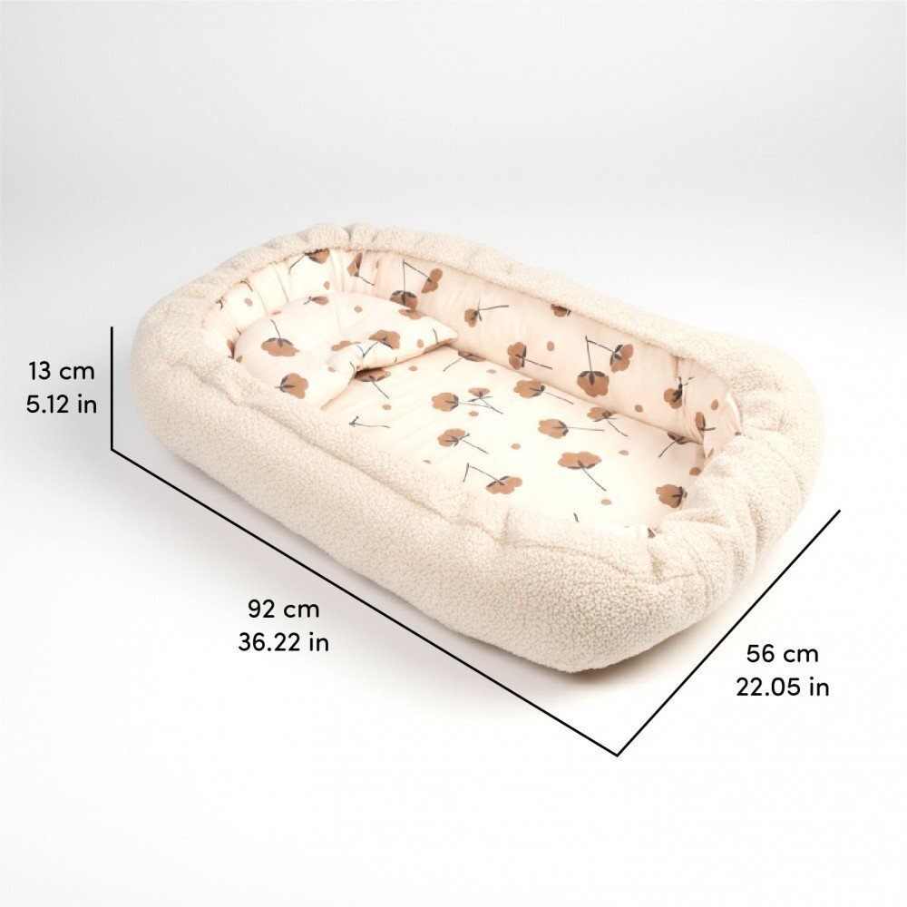SeviBebe Co-sleeper anti-reflux CreamTeddy