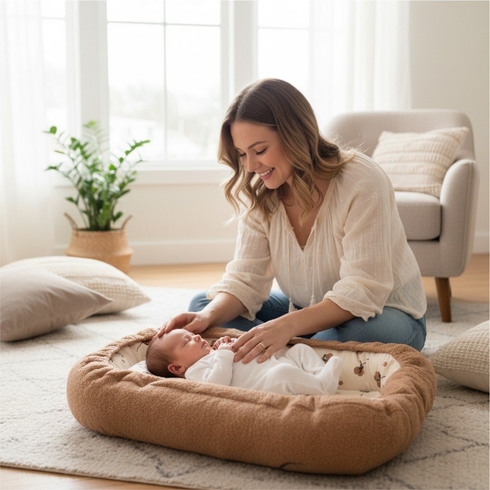 SeviBebe Co-sleeper anti-reflux Teddy Brown