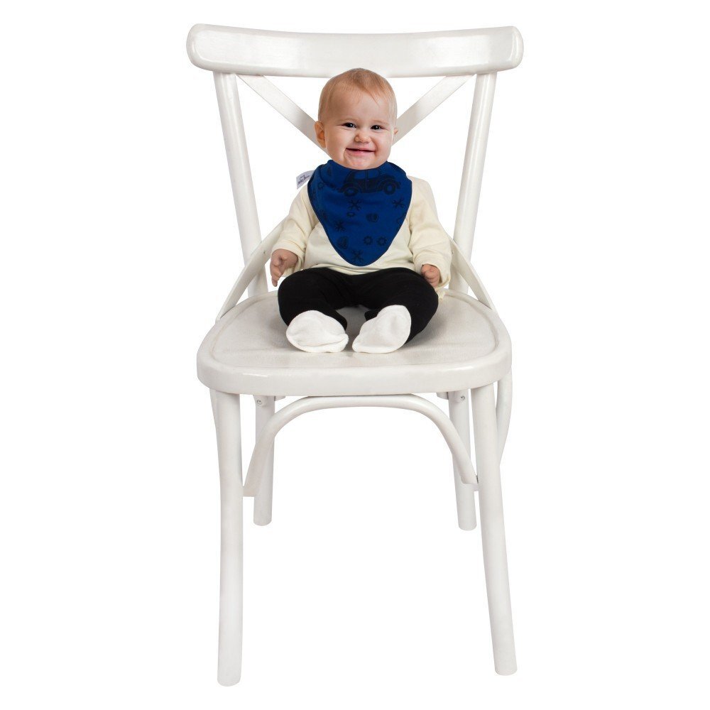 SeviBebe Esarfa din bumbac Blue Car