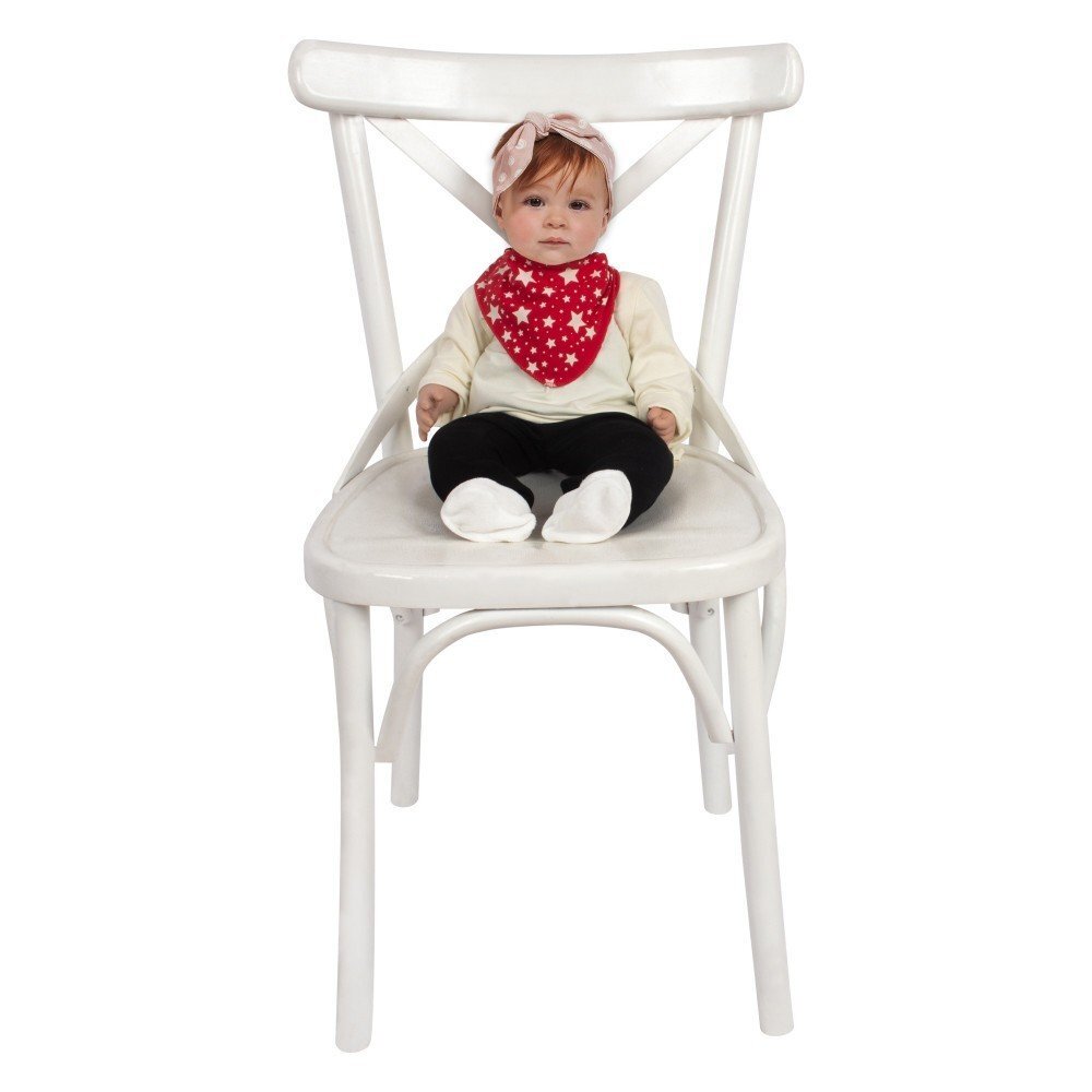 SeviBebe Esarfa din bumbac Red Stars
