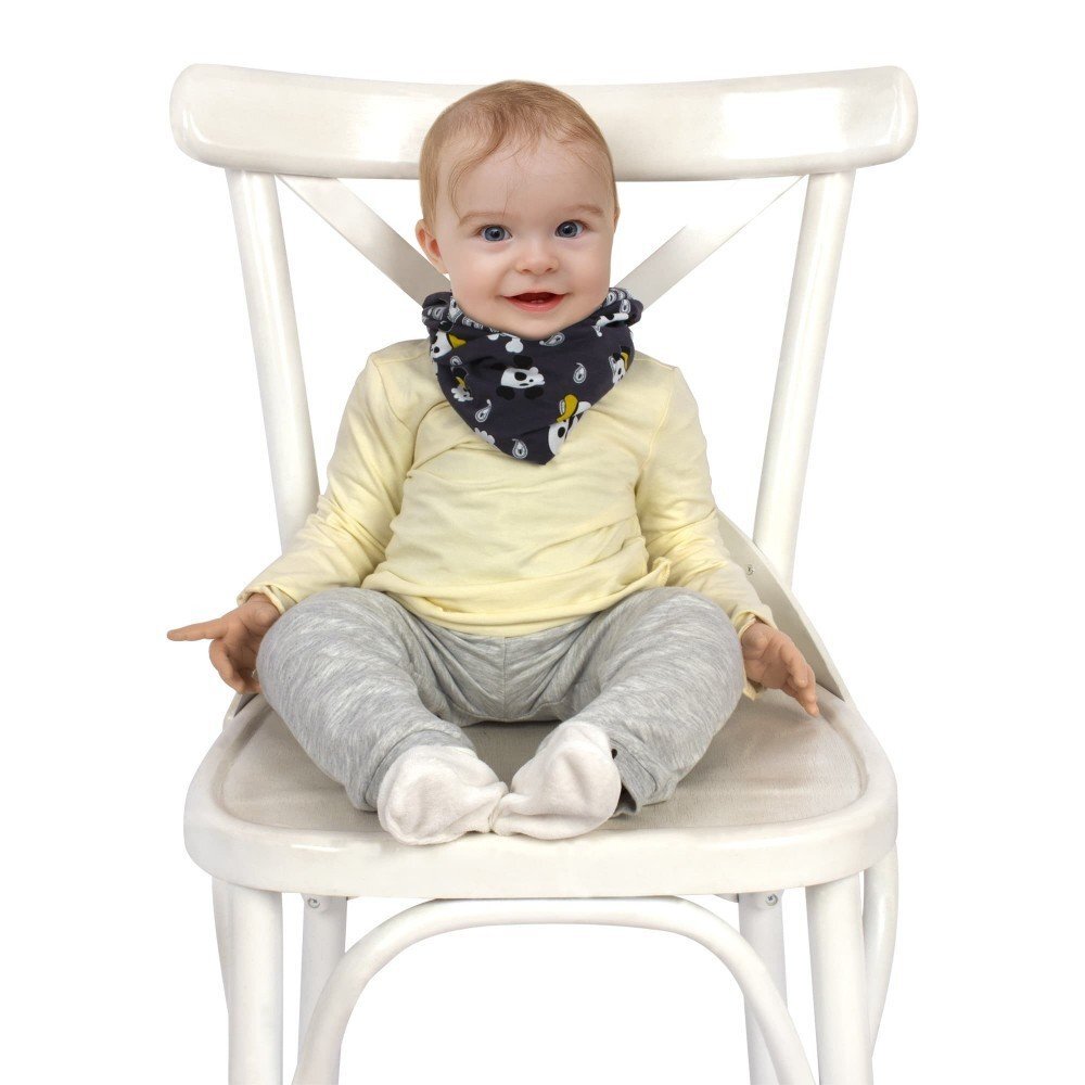 SeviBebe Esarfa multifunctionala din bumbac gri