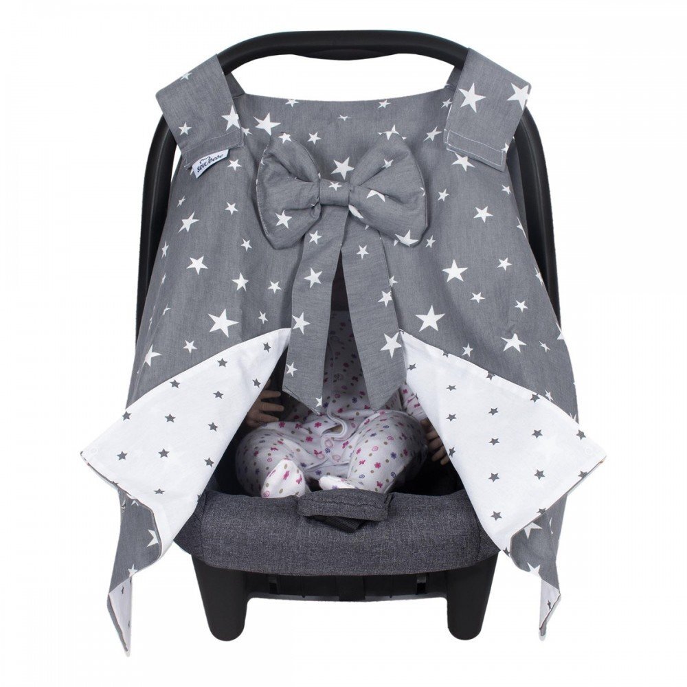 SeviBebe Husa protectie scoica auto Grey Star