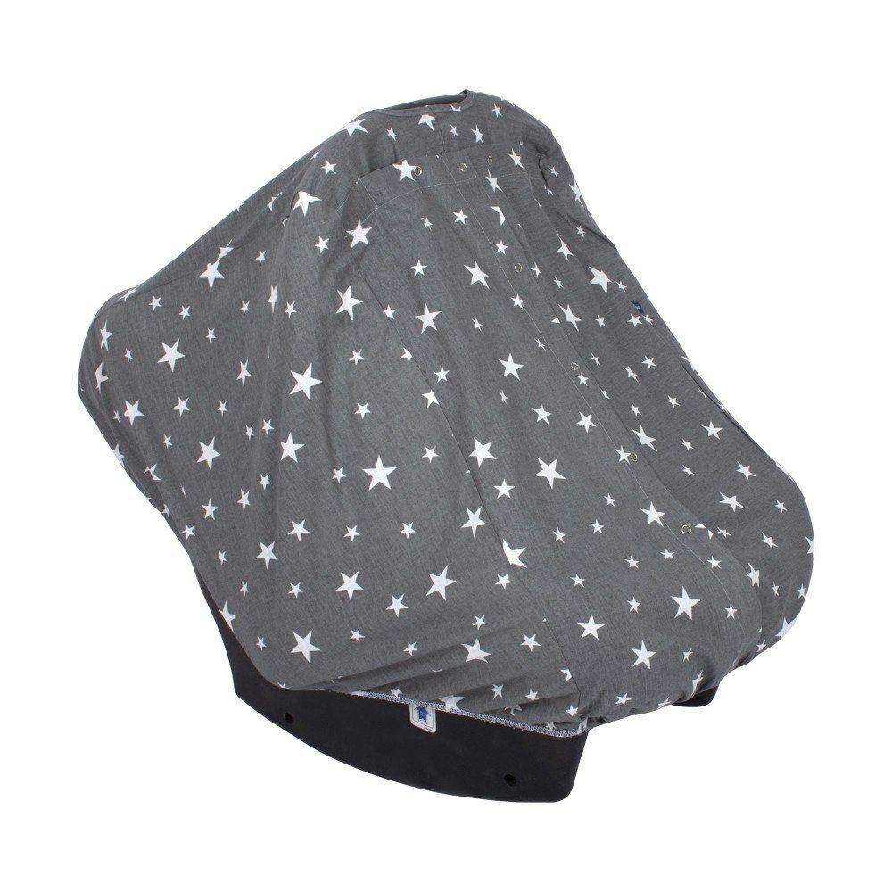 SeviBebe Husa protectie scoica auto Grey Stars