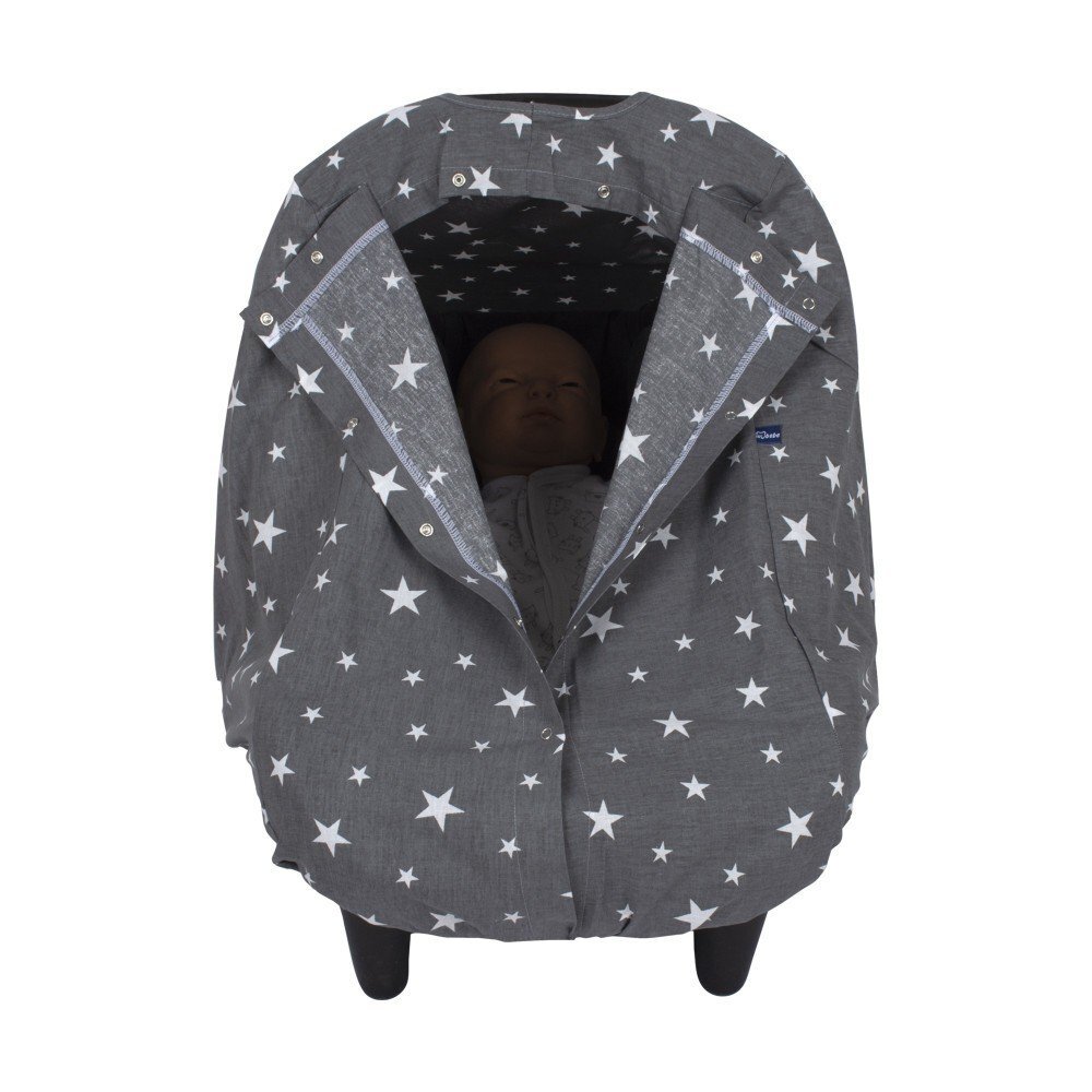SeviBebe Husa protectie scoica auto Grey Stars