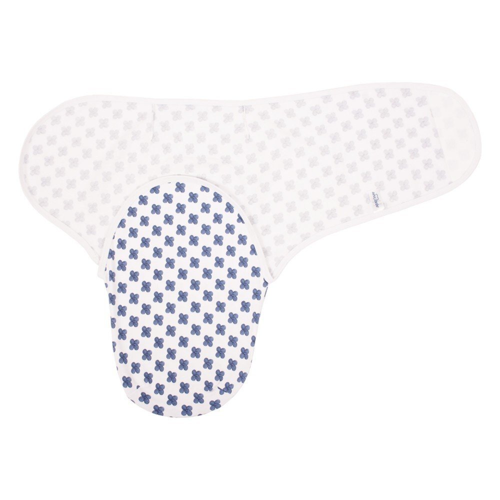 SeviBebe Paturica infasat bumbac Blue Flower