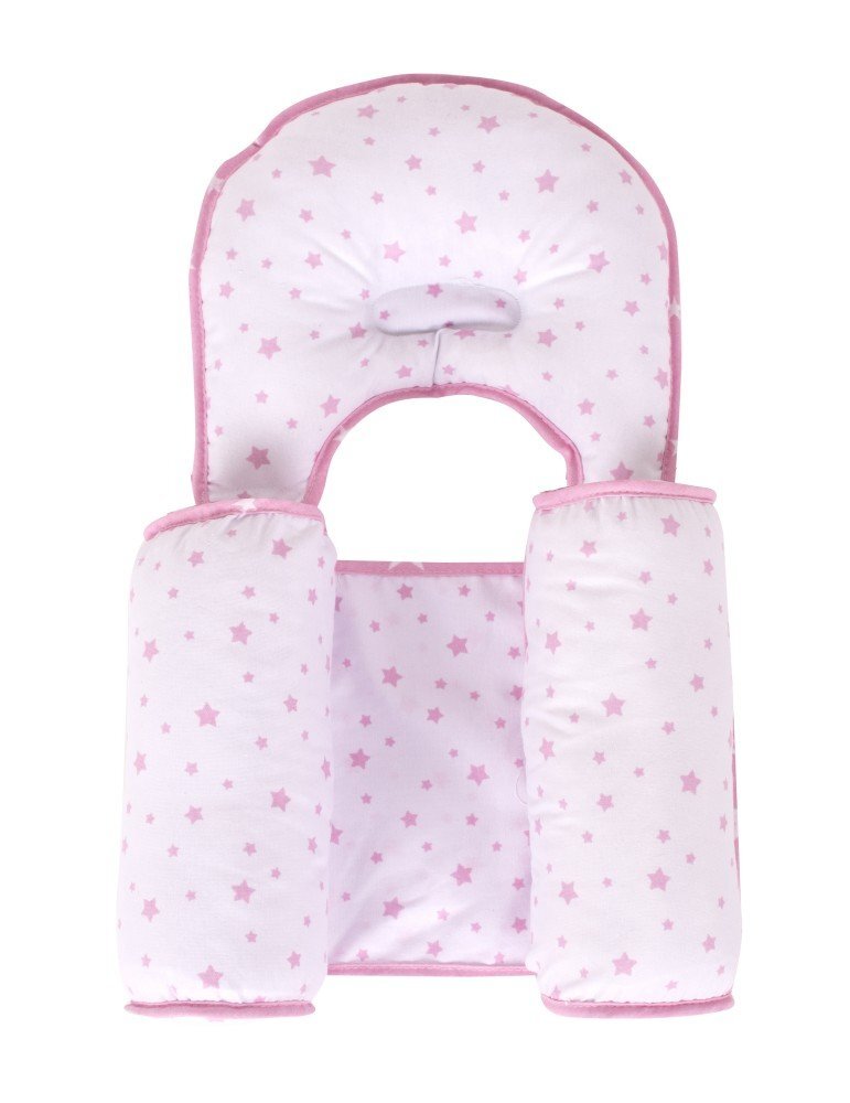 SeviBebe Pozitionator cu pernuta anti-plagiocefaliei Pink
