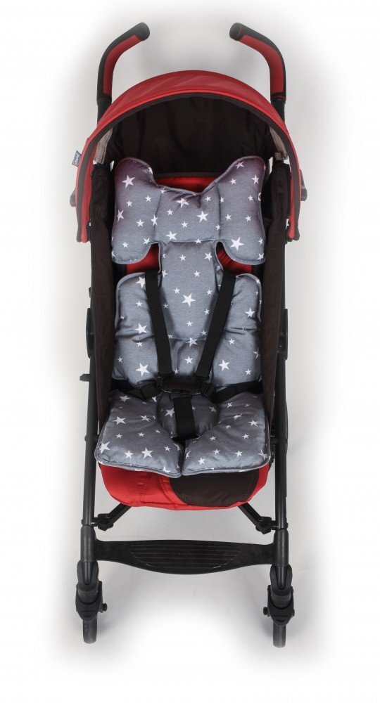 SeviBebe Protectie textila caruciorScaun auto Grey Stars