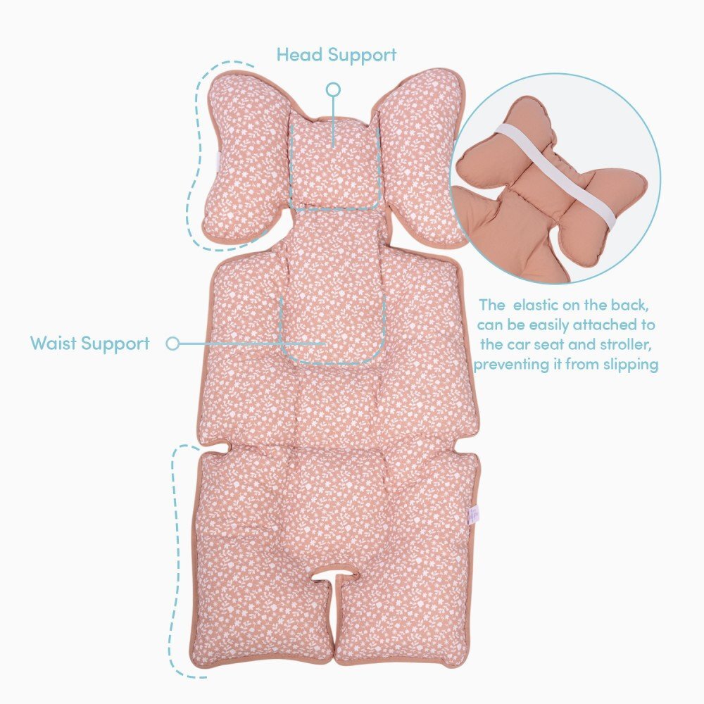 SeviBebe Protectie textila caruciorscaun auto Salmon Pink
