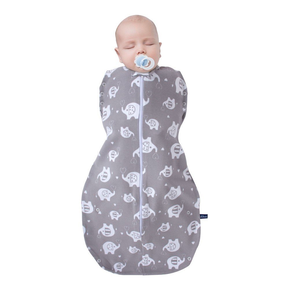 SeviBebe Sac de dormit 2 in 1 Elefant 0-3 luni