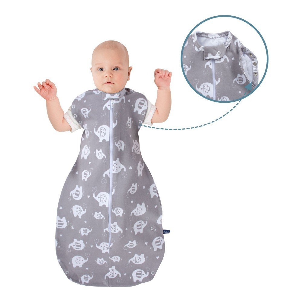 SeviBebe Sac de dormit 2 in 1 Elefant 0-3 luni