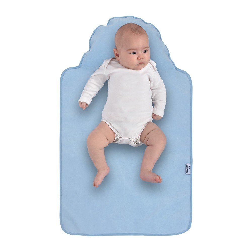 SeviBebe Salteluta de infasat pliabila Sevi Baby Albastru