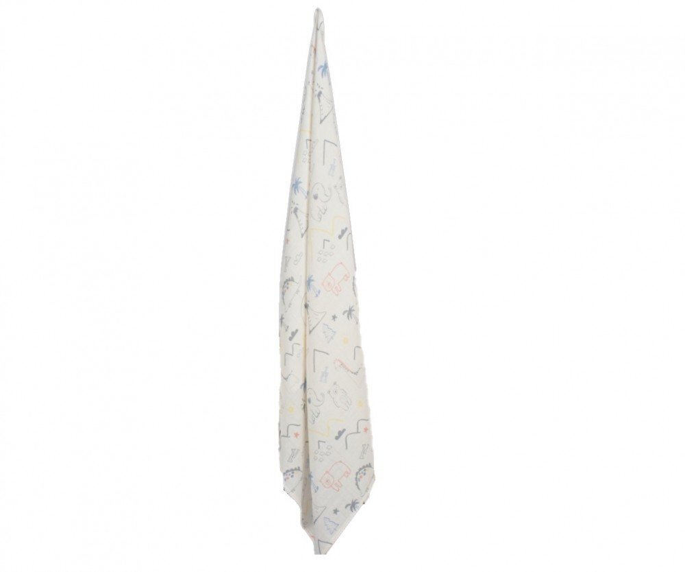 SeviBebe Scutec muselina Animal World 100x120 cm