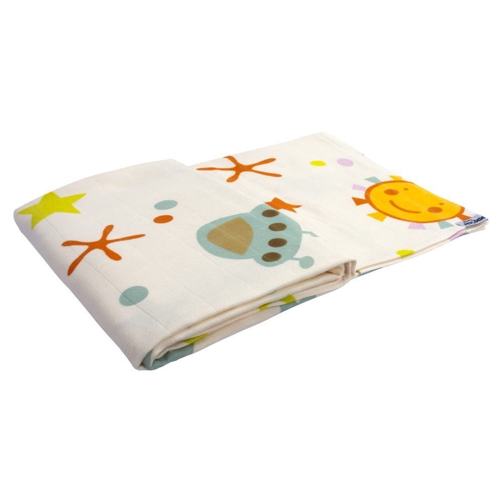 SeviBebe Scutec muselina din bumbac organic 100x100 cm Space