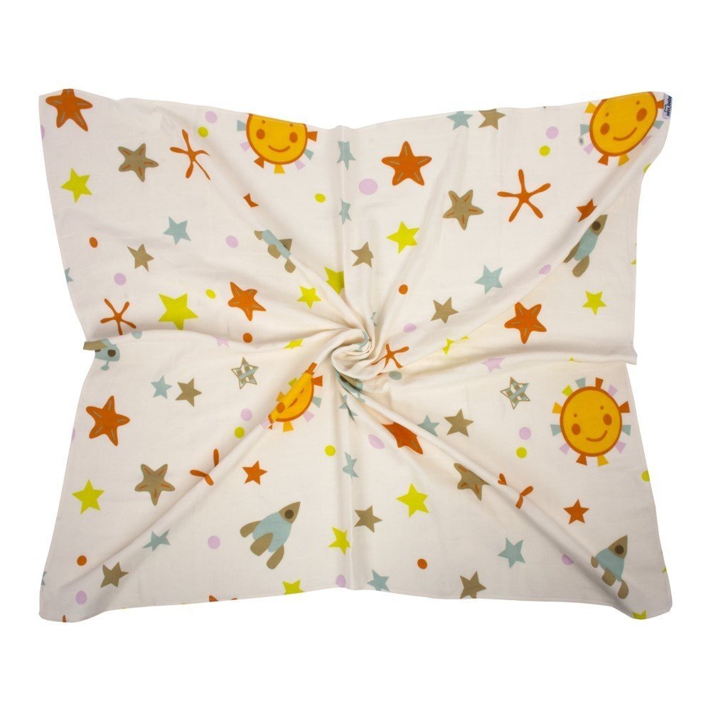 SeviBebe Scutec muselina din bumbac organic 100x100 cm Space