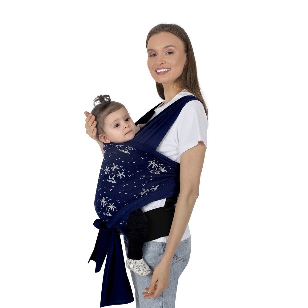 SeviBebe Sistem de purtare Wrap Dark Blue
