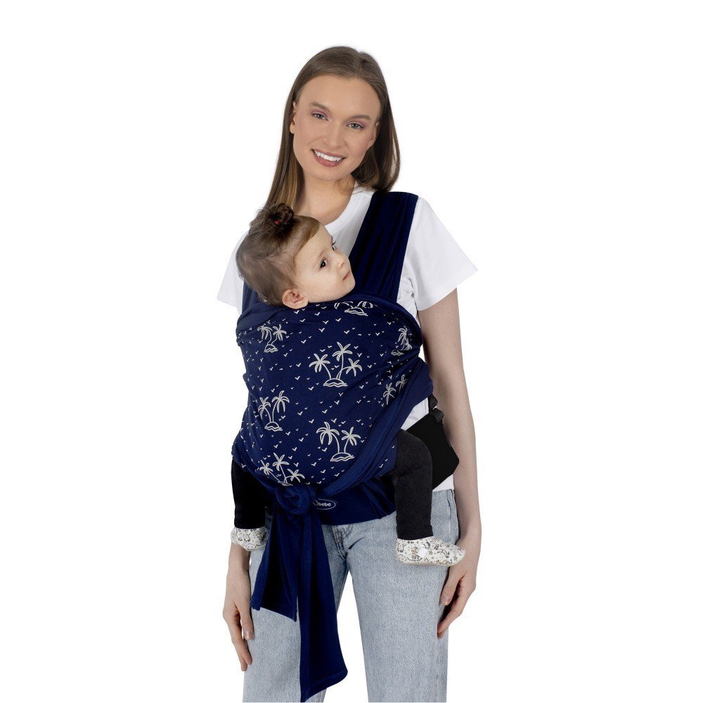 SeviBebe Sistem de purtare Wrap Dark Blue