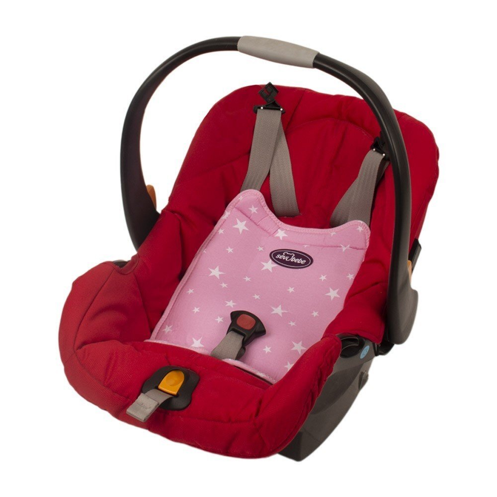 SeviBebe Suport lombar scoica auto Pink Stars