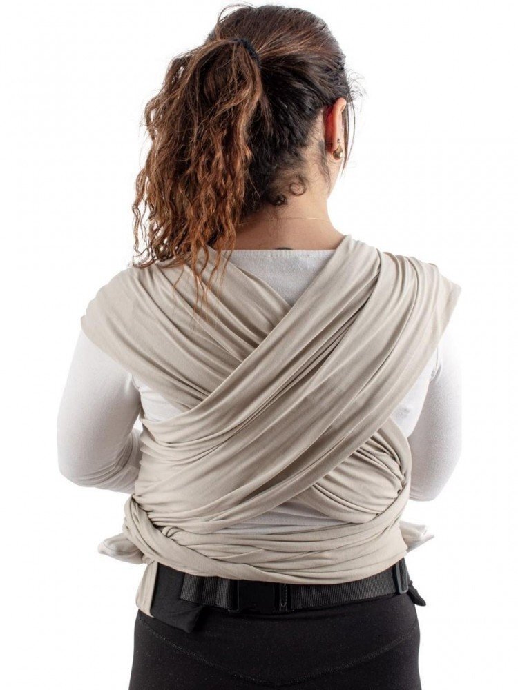 SeviBebe Wrap elastic cu suport lombar bej