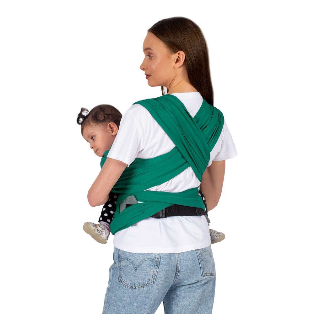 SeviBebe Wrap elastic cu suport lombar verde