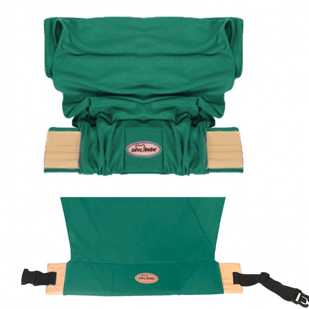 SeviBebe Wrap elastic cu suport lombar verde