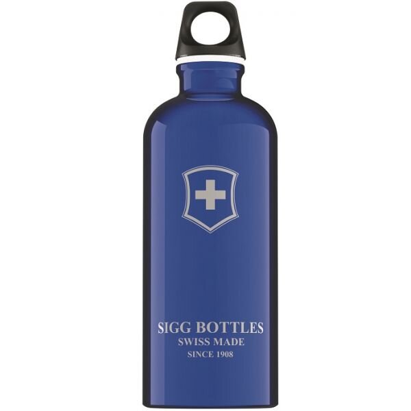 SIGG Bidon din aluminiu swiss emblem dark blue 0.6l