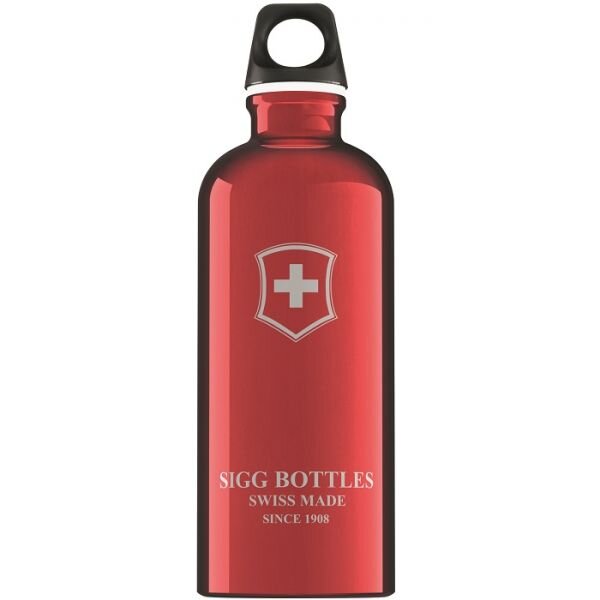 SIGG Bidon din aluminiu swiss emblem red 0.6l