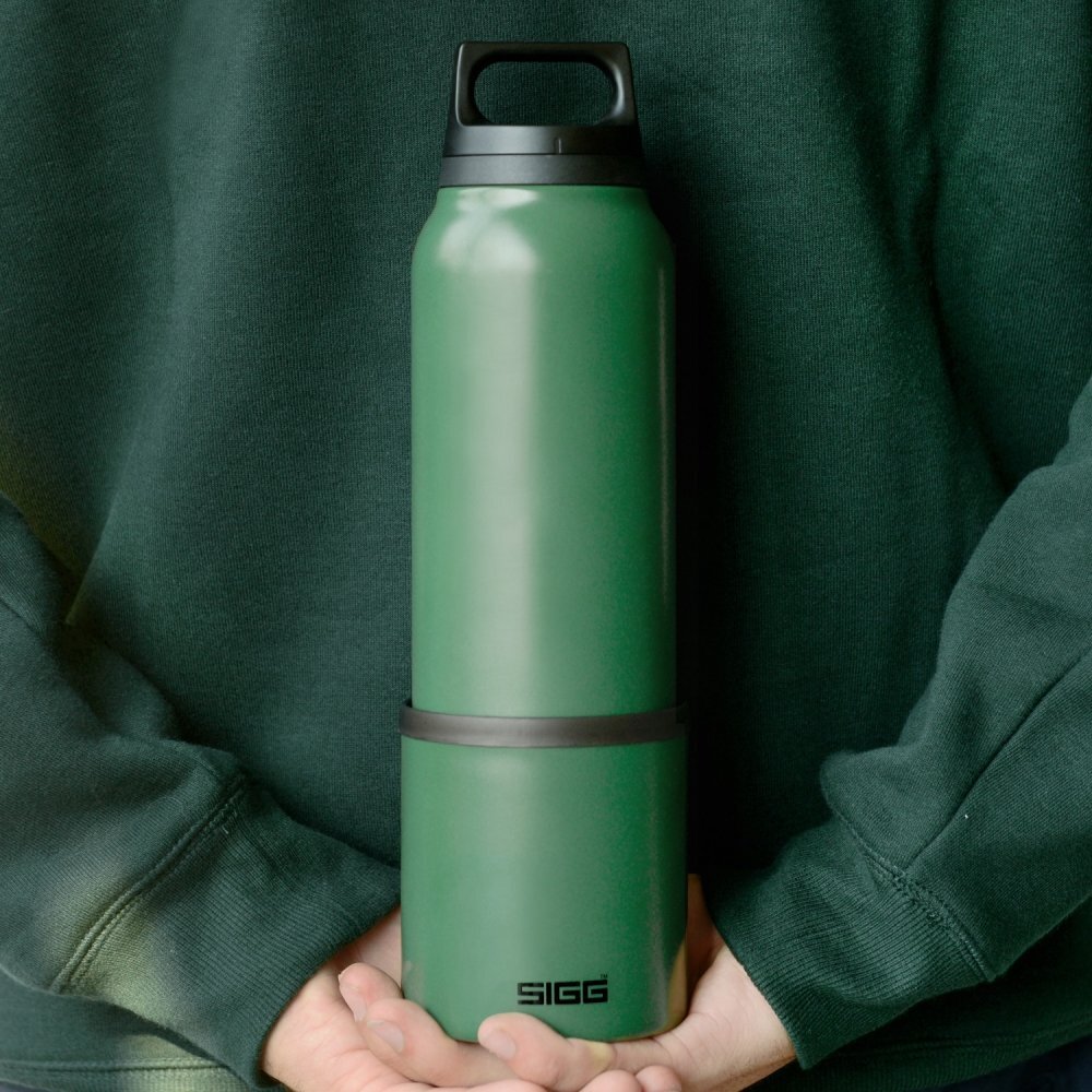 SIGG Termos din otel inoxidabil Hot Cold Leaf Green 0.75L