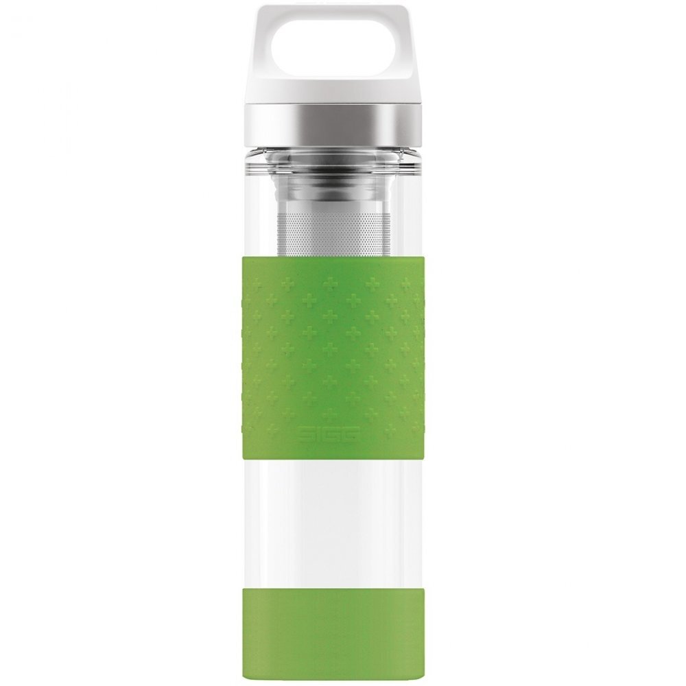 SIGG Termos din sticla Hot Cold Glass Green 0.4L
