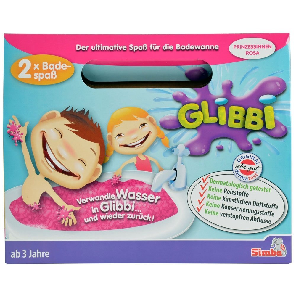 Simba Pudra de baie Glibbi roz