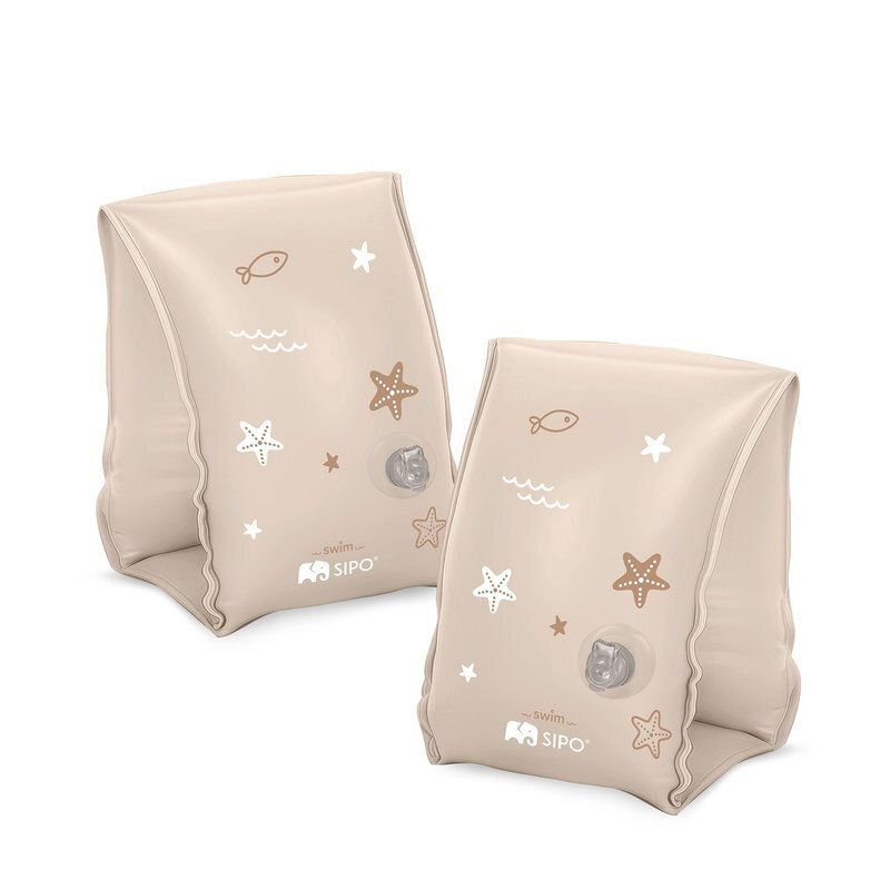 Sipo Aripioare gonflabile de inot Beige sustinatoare pentru copii 3-6 ani 15-30 kg