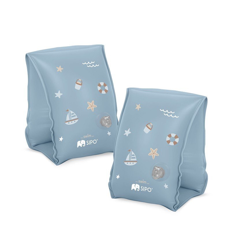 Sipo Aripioare gonflabile de inot Blue sustinatoare pentru copii 3-6 ani 15-30 kg