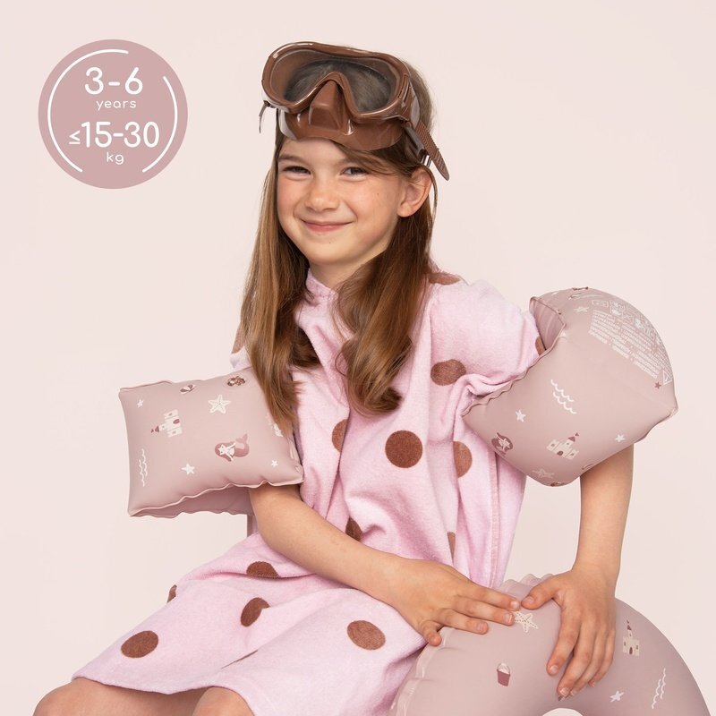 Sipo Aripioare gonflabile de inot Pink sustinatoare pentru copii 3-6 ani 15-30 kg
