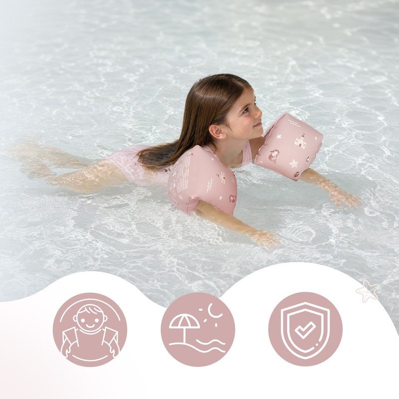 Sipo Aripioare gonflabile de inot Pink sustinatoare pentru copii 3-6 ani 15-30 kg