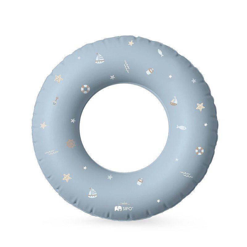 Sipo Colac gonflabil de inot Blue 50 cm pentru copii 3-6 ani 15-30 kg