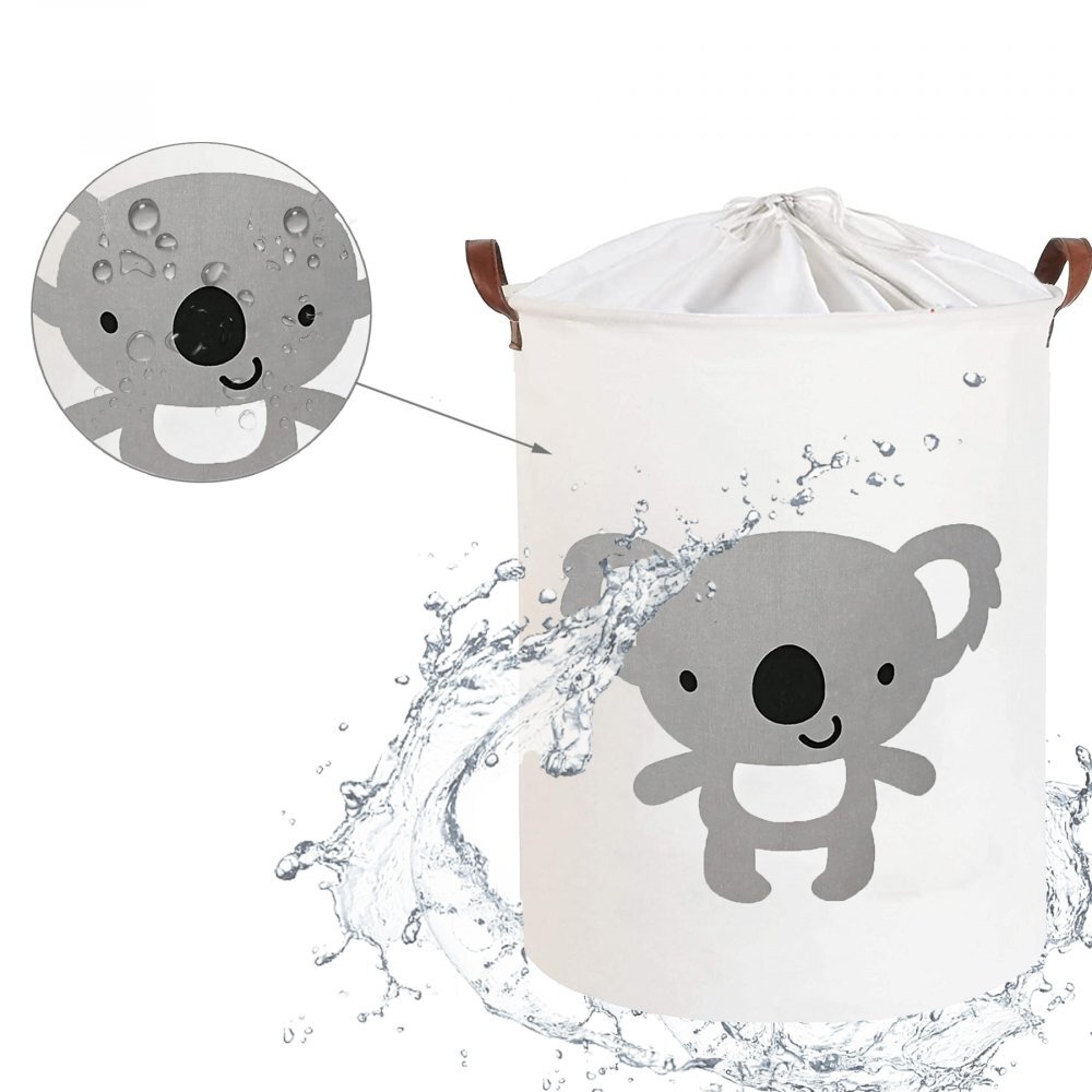 Sipo Cos pliabil pentru jucarii si rufe 35x42 cm bumbac 43l Koala