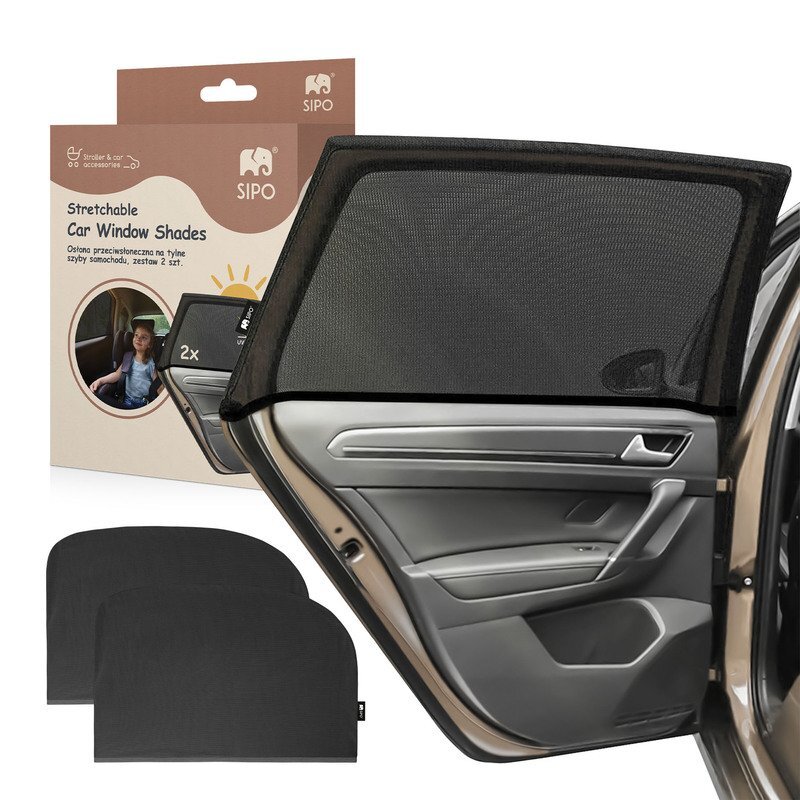 Sipo Parasolar auto opac pentru geamuri 2 bucati