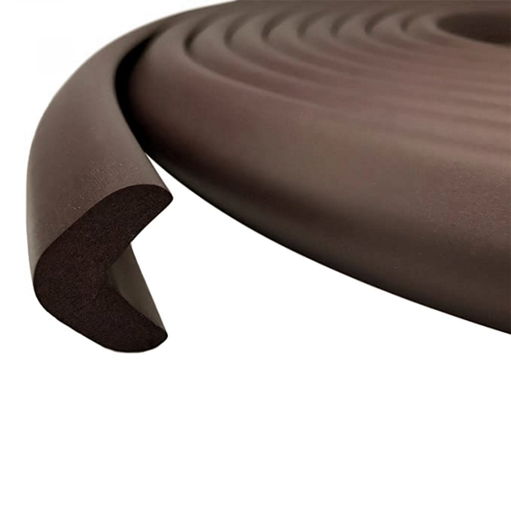 Sipo Rola protectie din spuma groasa Baby Safety pentru colturi mobilier 2 metri maro
