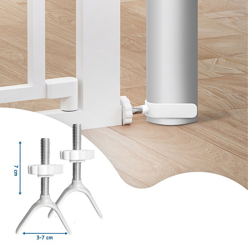 Sipo Set 2 adaptoare tip Y pentru porti de siguranta pentru scari si balustrade Alb